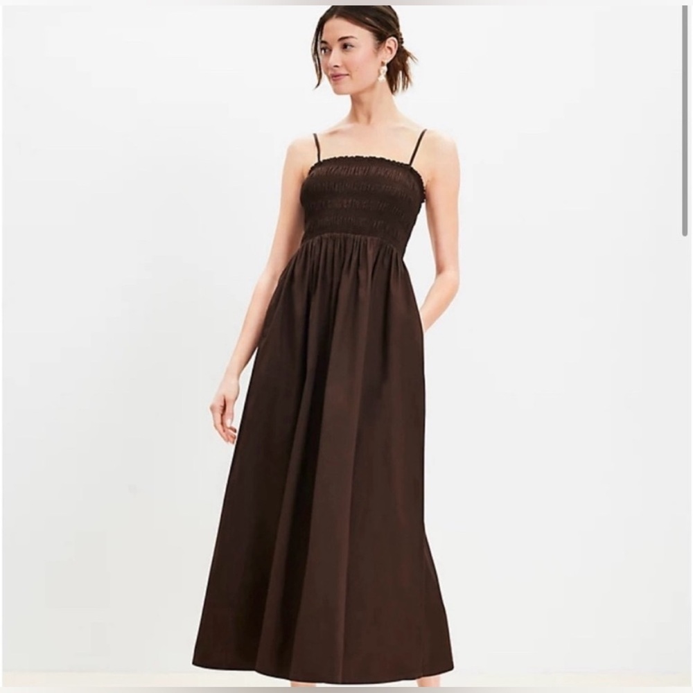 NWT Loft smocked dress